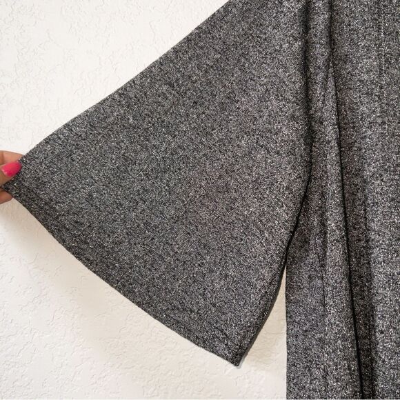 New Zac & Rachel Black Keyhole Lurex Top Size Large - Picture 2 of 6